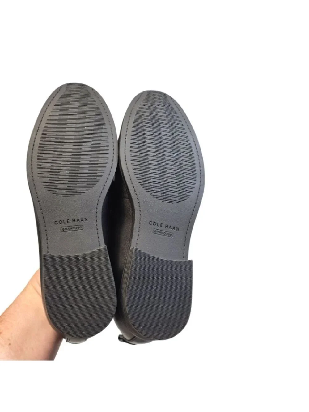 Women's - Cole Haan Black Leather Stassi Loafer, Size 10C - Picture 3 of 7